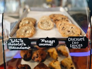 Vegan Cookies, and Glutenless Scones at Alua's Thrive Bar in Mount Shasta