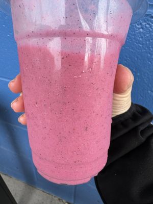 Acai Triple Berry smoothie   at Alua's Thrive Bar in Mount Shasta