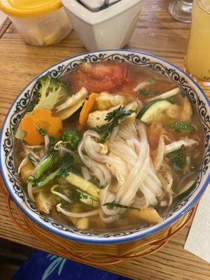 Vegan pho  at Oh My Pho in Warsaw