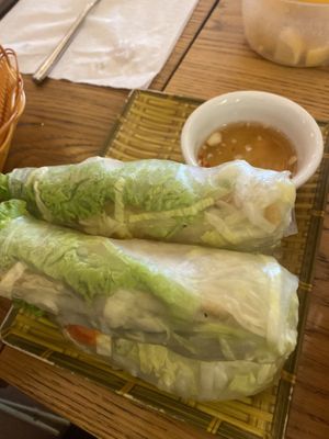 Summer rolls   at Oh My Pho in Warsaw