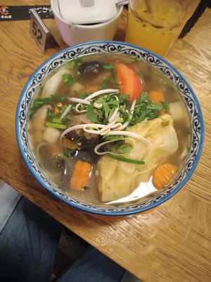 wonton pho at Oh My Pho in Warsaw