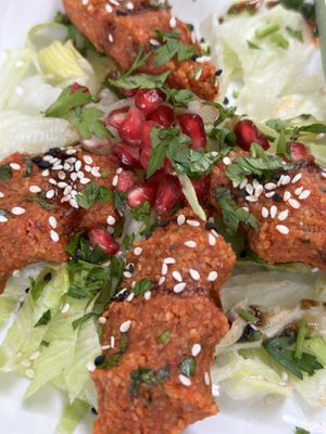 Vegetarian (vegan) Kebah  at Dabka in Amsterdam