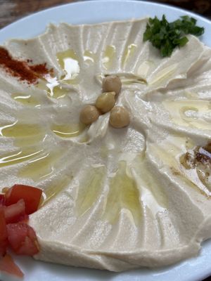 Hummus  at Dabka in Amsterdam