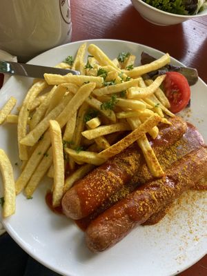 Currywurst  at Gasthaus Hoh in Memmelsdorf