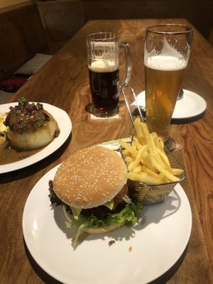 Der „mary“ Burger (Tageskarte)  at Gasthaus Hoh in Memmelsdorf