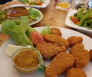 Vegan Chicken fingers at Gasthaus Hoh in Memmelsdorf