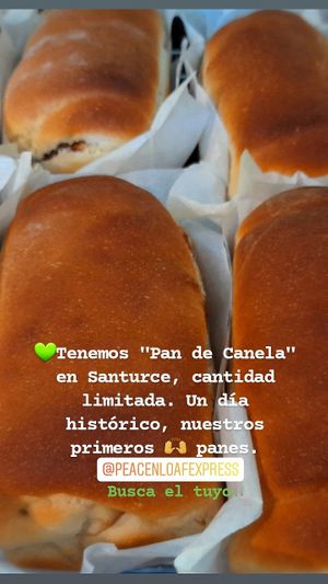 Fresh Cinnamon Bread. Pan de canela Fresco. at Vegan Pizzeria in San Juan