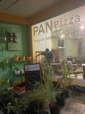   at Vegan Pizzeria in San Juan