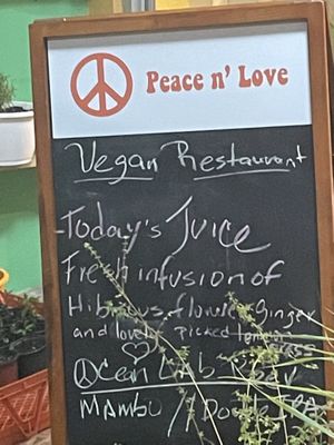   at Vegan Pizzeria in San Juan
