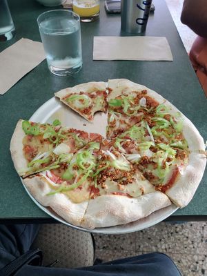 Chorizo Vegano at Vegan Pizzeria in San Juan