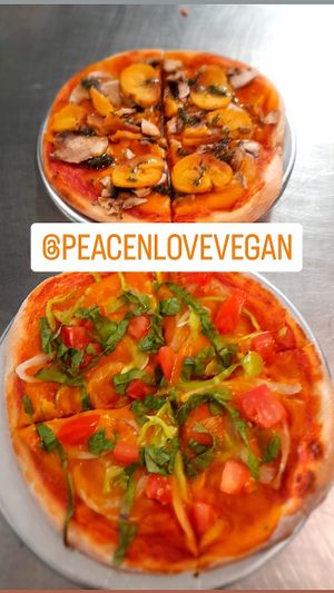  at Vegan Pizzeria in San Juan