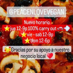  at Vegan Pizzeria in San Juan