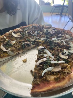   at Vegan Pizzeria in San Juan