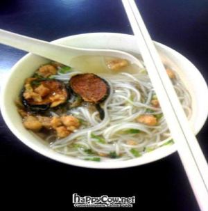 fish soup vermicelli  at Tien Chen Vegetarian Restaurant 天真素食館 in Penang