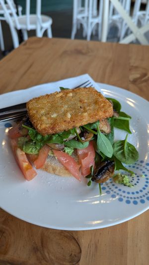 Vegan breakfast at The Apron Cafe in Christchurch
