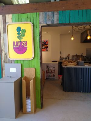 Entrance at Radish  in Porthleven