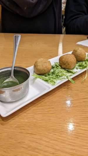 Kachoori (you can buy them frozen next door) at Shayona Restaurant in North West London