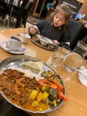 Buffet selection at Shayona Restaurant in North West London