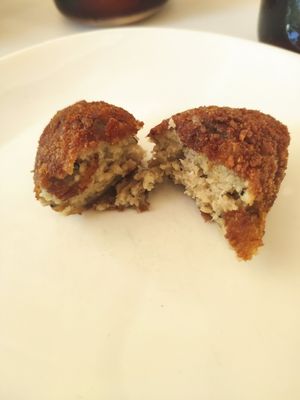 Croqueta vegana de boletus at Luleå in Alicante