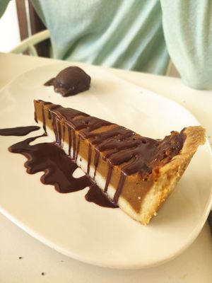 Tarta de calabaza vegana at Luleå in Alicante