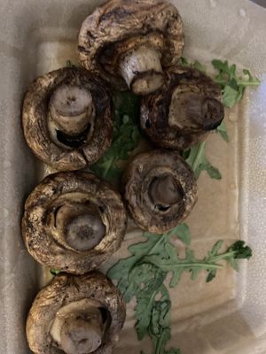 Grilled mushrooms   at Simply 33 in Prague