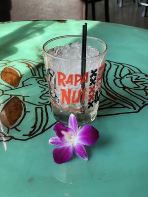 Cocktails are beautifully presented!  at Rapa Nui Tiki in Bend