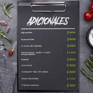 Adicionales  at Vegan Noise in San Jose