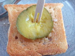 Toastie at Pilgrim Bar in Melbourne