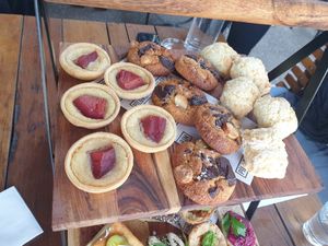 Vegan High tea sweets at Pilgrim Bar in Melbourne