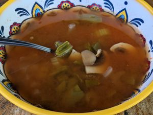 Soup at Seta Rosa in Ensenada