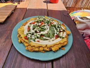 Frittata at Seta Rosa in Ensenada