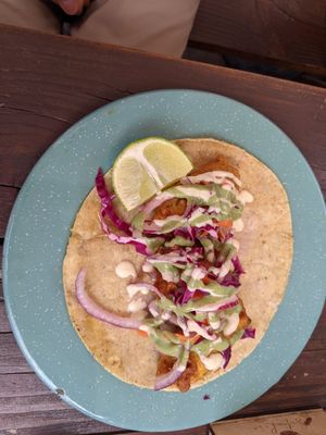 Cauliflower taco at Seta Rosa in Ensenada
