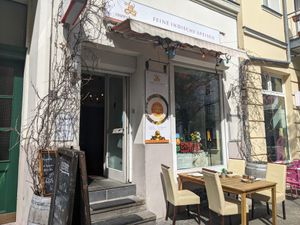 Outside of Happy Buddha. at Happy Buddha in Berlin