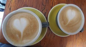 Almond milk late at Republica in Karlovy Vary