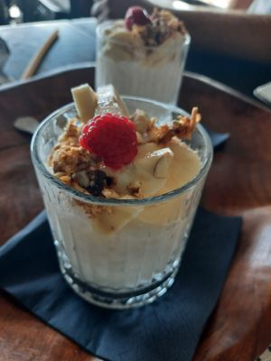 Tapioca pudding- also orgazmic!!! at Banova Villa Beach Bar in Rab