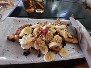 French toast- njammi!!! at Banova Villa Beach Bar in Rab