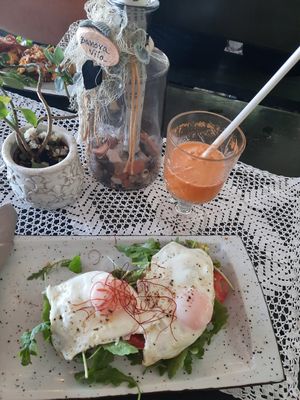 Avocado toast- i am in love with! at Banova Villa Beach Bar in Rab