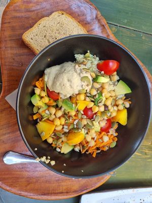 Quinoa bowl at Banova Villa Beach Bar in Rab