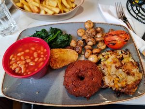 Vegan Breakfast at Walnuts in Orpington