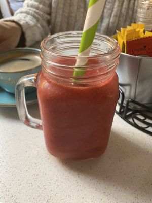 Berry-go-round smoothie  at Walnuts in Orpington