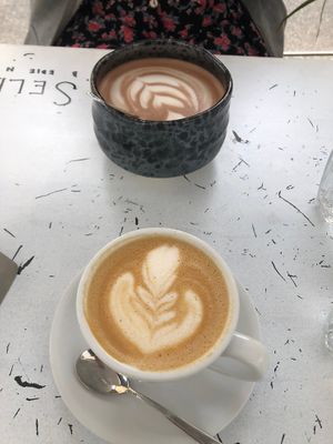 Kakao & cappuccino  at Nook in Vienna