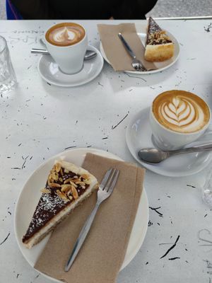 Coconut cake at Nook in Vienna