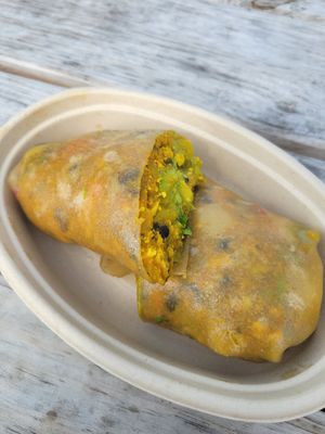 Breakfast burrito at Zest in Traverse City