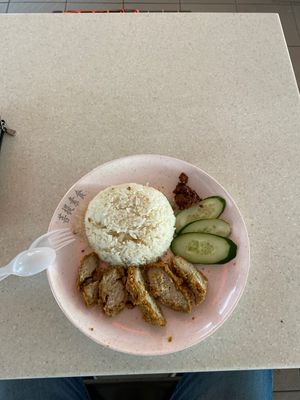 Vegetarian Chicken rice at Bodhi Vegetarian 菩提素食 in Central Singapore
