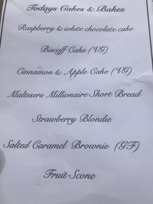 Vegan cake! at Cafe B  in Burton Upon Trent