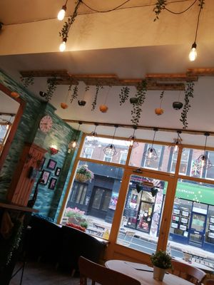 The cafe at Cafe B  in Burton Upon Trent