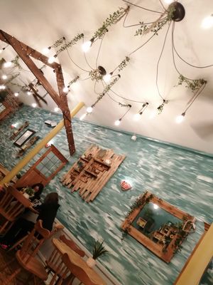 The cafe at Cafe B  in Burton Upon Trent