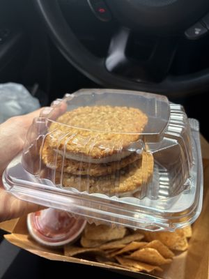 Oatmeal crème pies  at The Rooted Vegan in Angola