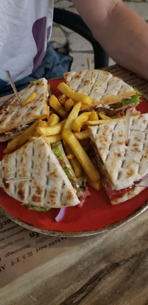 Pita club - our favorite at Ilo-Ilo in Corfu