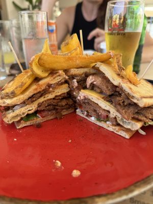 Vegan Pita Club Meal  at Ilo-Ilo in Corfu